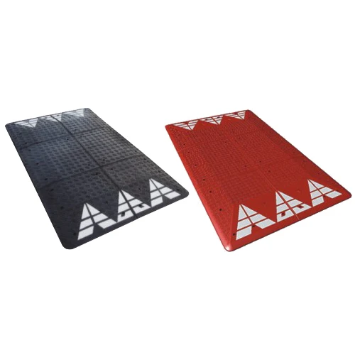 Traffic Safety Rubber Road Hump Car Speed Bump Cushion