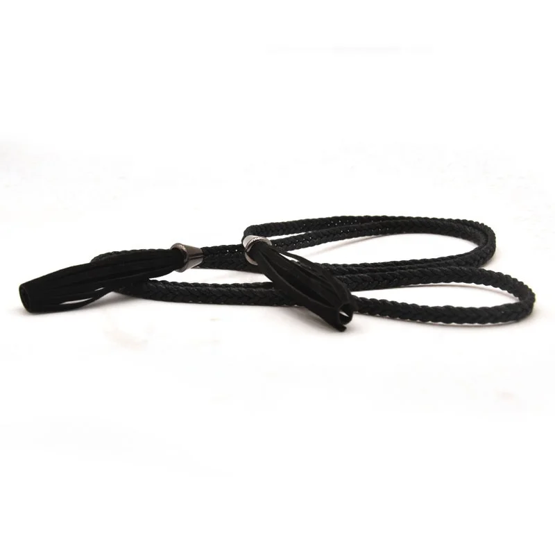 factorybraided tassel women leather belts braid waist belt for women belts & accessories double sided