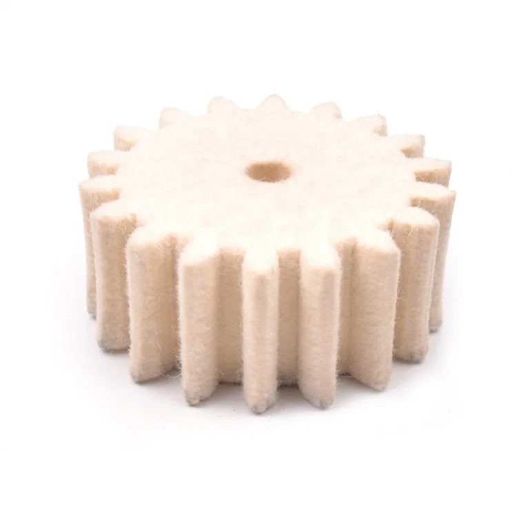 
Oil-absorbing pure wool felt gear for high-density industrial use 