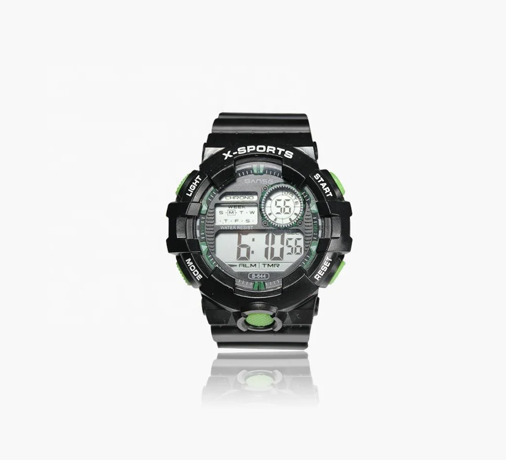 Sanse S-644 reloj модные Многофункциональные цветные легкие водонепроницаемые мужские цифровые спортивные часы