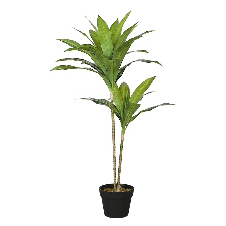 1 meter artificial Brazilian iron tree potted hotel restaurant bar home decoration green plant