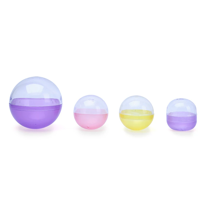 Plastic Toy Egg Capsule Ball Transparent Colour Empty Capsule