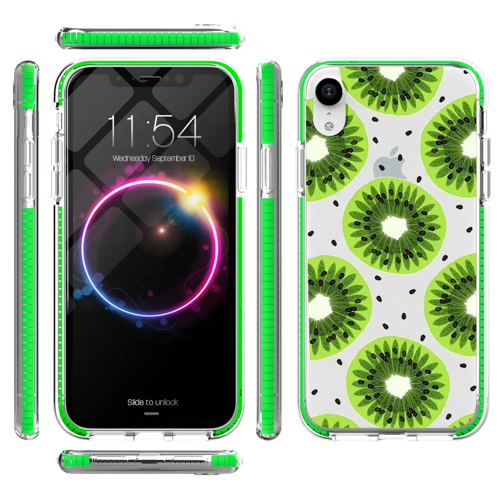 Unique Custom Printed Phone Cover Case TPU Silicon Mobile cell Phone Bag with Color Ribbon Cell Phone case for Iphone Xr, Xs.