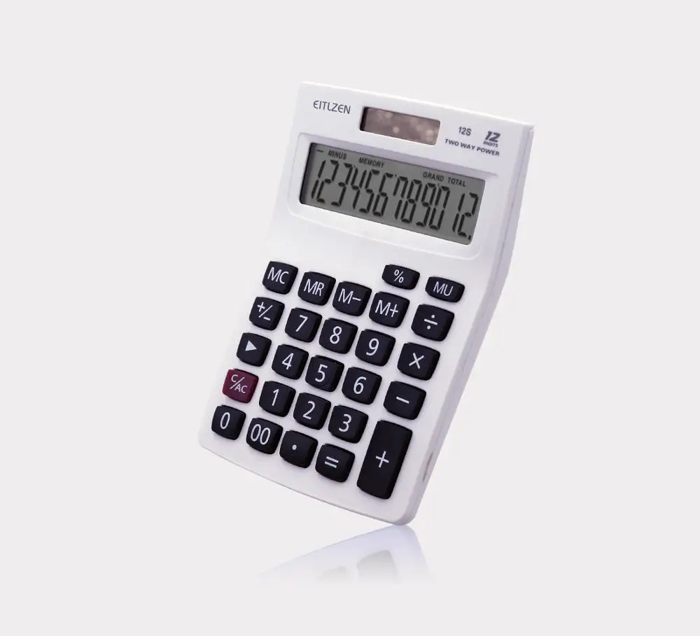 cheap colorful 12 digits solar electronic digital calculator