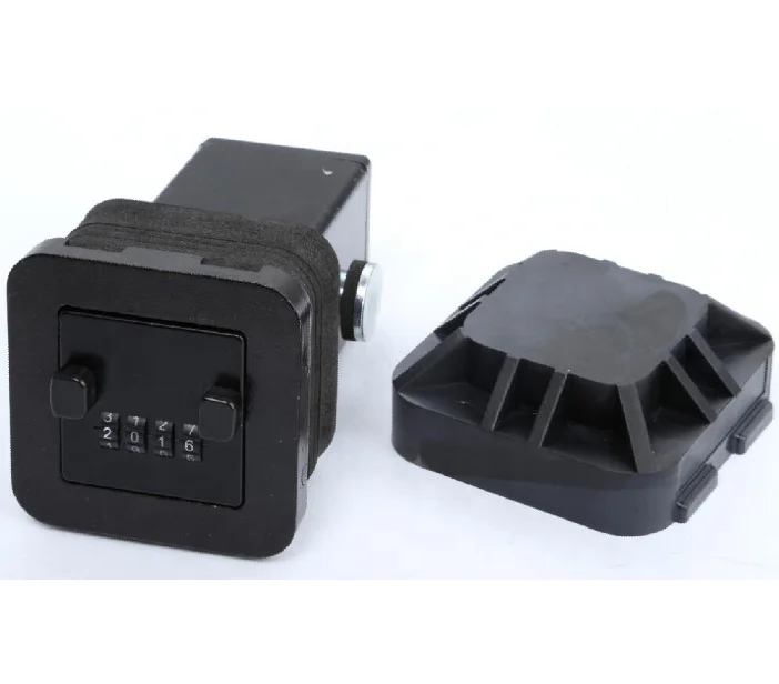 
Aluminum Black Towbar Receiver Safe Hitch Safe Lockbox for Hitch Receiver 