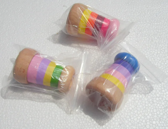 Colorful Funny Children High Quality Wooden mini kaleidoscope