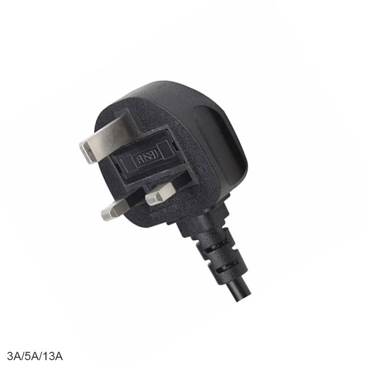 3A 5A 13A Великобритании удлинитель для IEC C7 C13 плавленый Фен электрический провод, кабель Разъем питания переменного тока