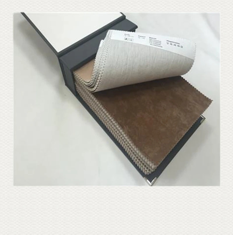 
Carpet Sample Display Book for Fancy Paper / Wood Veneer / Melamine Paper Fabric Sample Display 