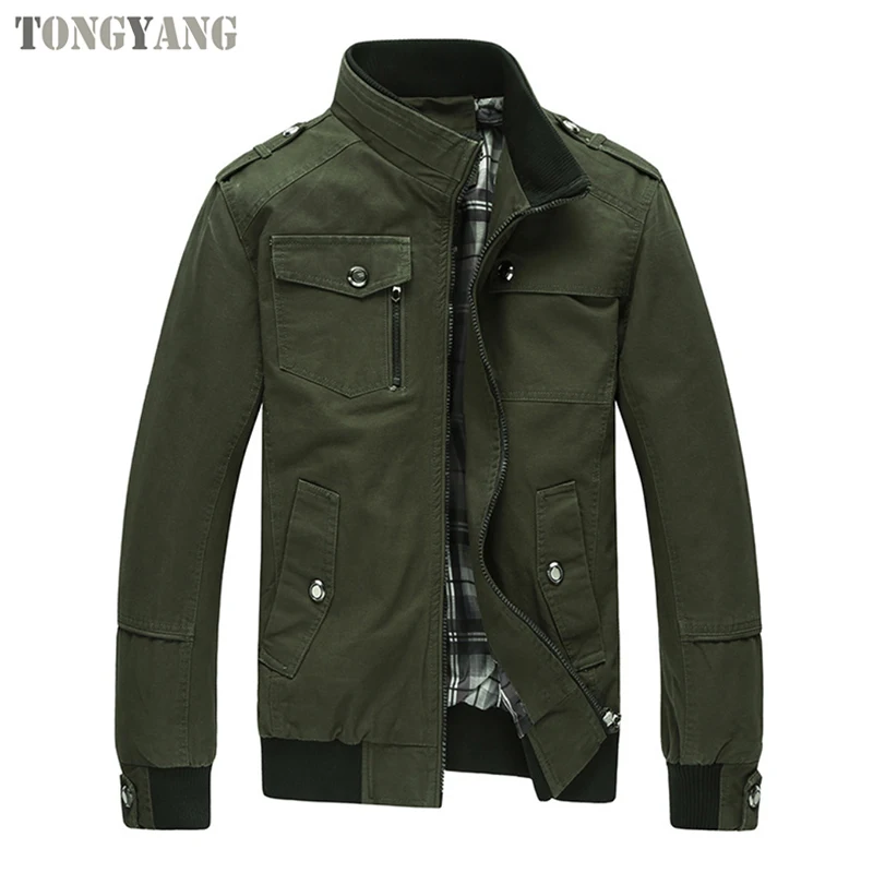 TONGYANG New Casual Men Jackets Spring Autumn Bomber Jacket Windbreaker