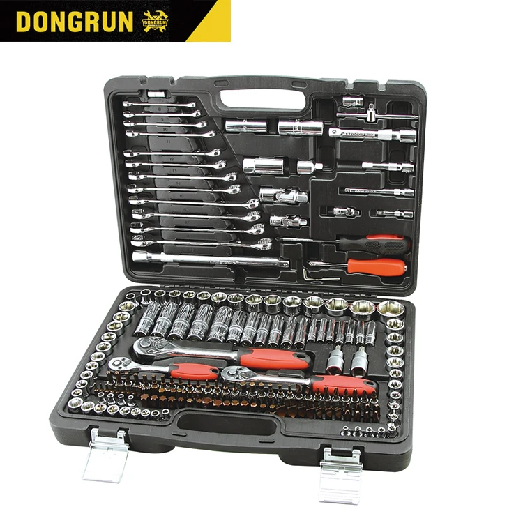216 шт. 1/4 1/2 3/8 диск другой ручной полный набор инструментов механик инструмент гнездо гаечные ключи Набор