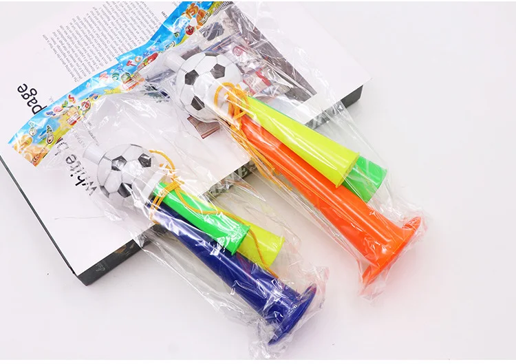 
World Cup Football Soccer Sports Fans Plastic Cheer Horn Toy Cheerleading Tool 
