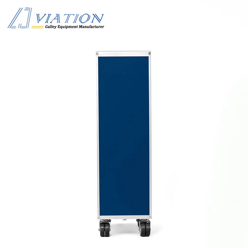 High intensity half size aircraft trolley airline beverage cart