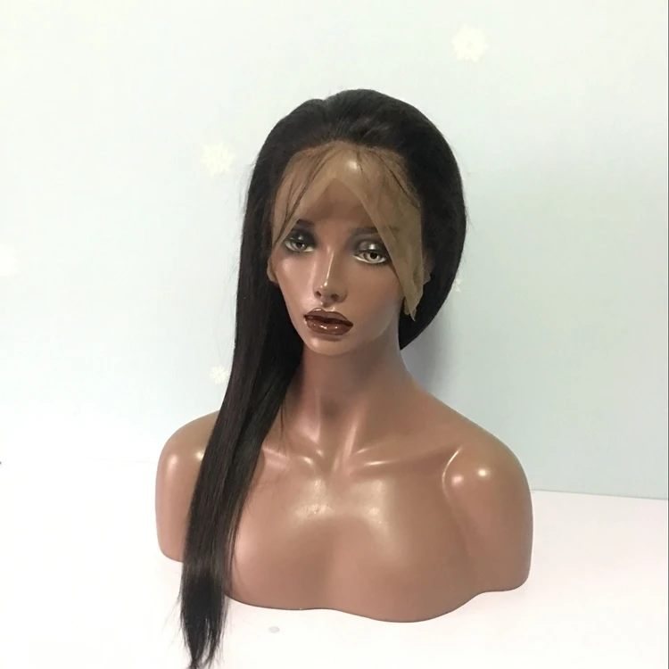 Qingdao factory fast delivery peruvian Virgin 360 lace frontal human hair