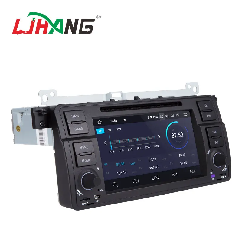 LJHANG PX30  Android 112 car audio gps navigation for BMW E46 M3 Rover318/320/325 radio dvd player video