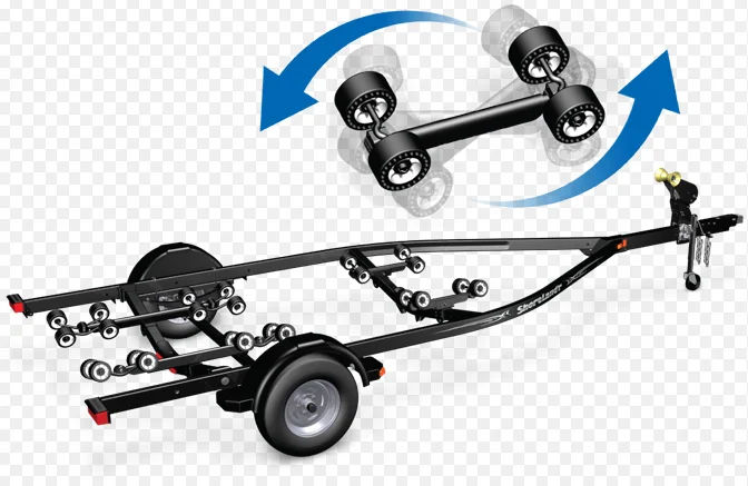 2019 new model Factory and Manufacturer Supply galvanized boat trailer with steel