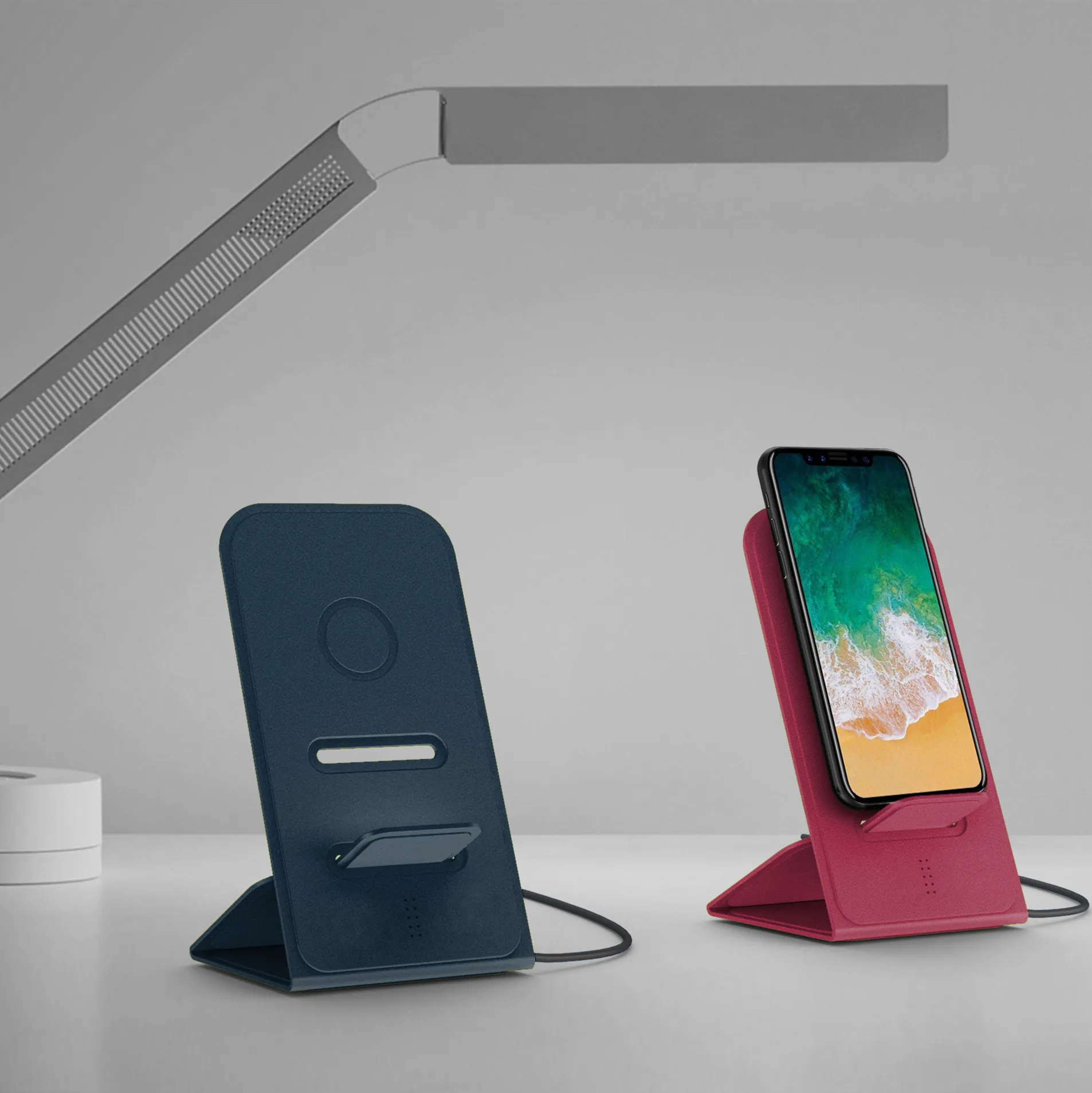 
Заводская низкая цена, горячая Распродажа, патент qi, быстрое складное Беспроводное зарядное устройство для телефона с подставкой для офиса 