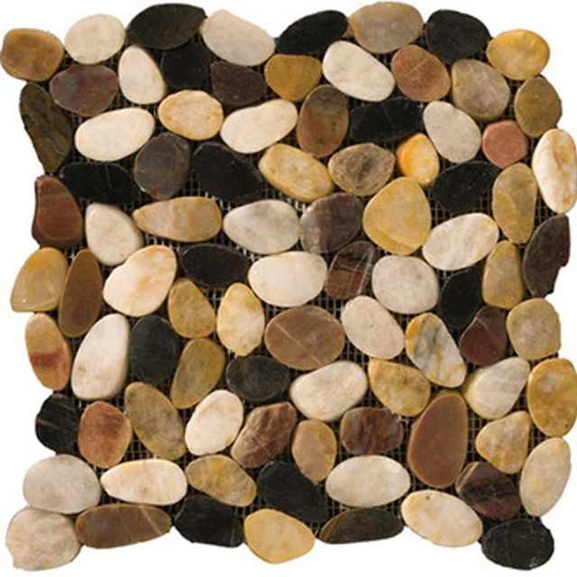 wholesale high quality polished  landscaping cobblestone for Paving Roads