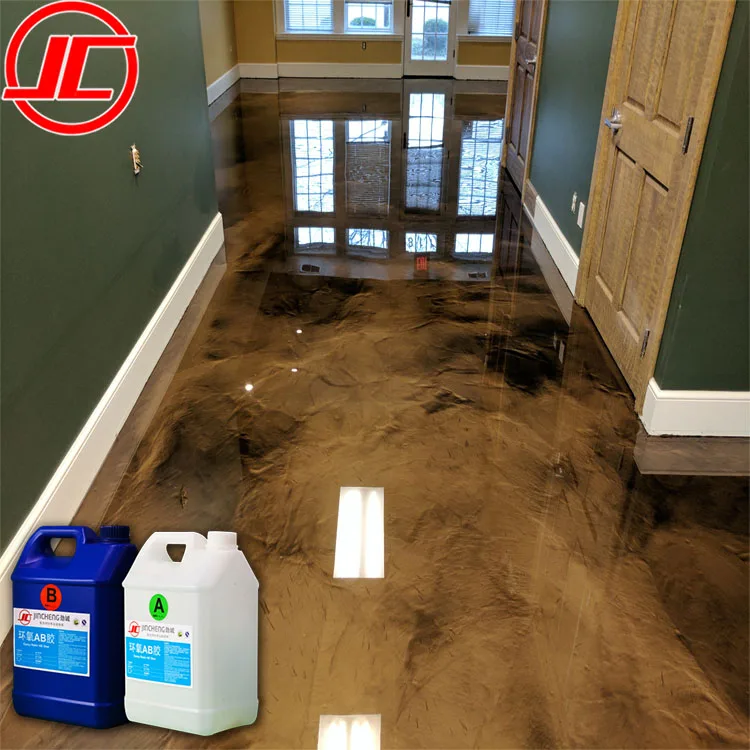 Metallic Epoxy Resin Flooring for Floor Coating and Painting