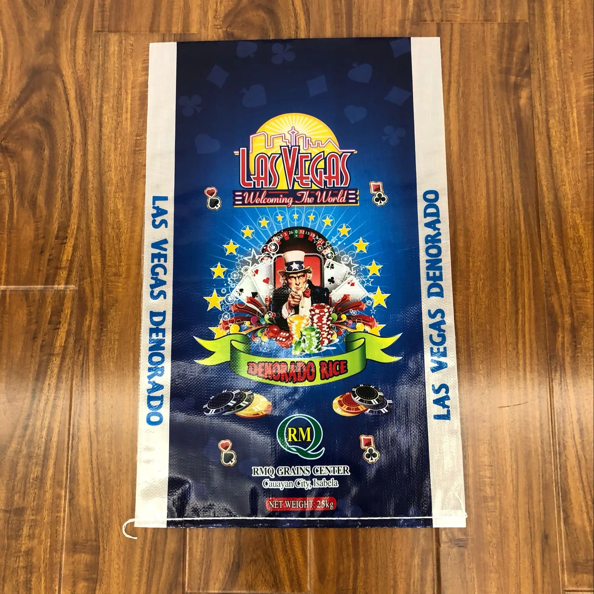 25 кг ПП плетеный рисовый мешок Филиппины