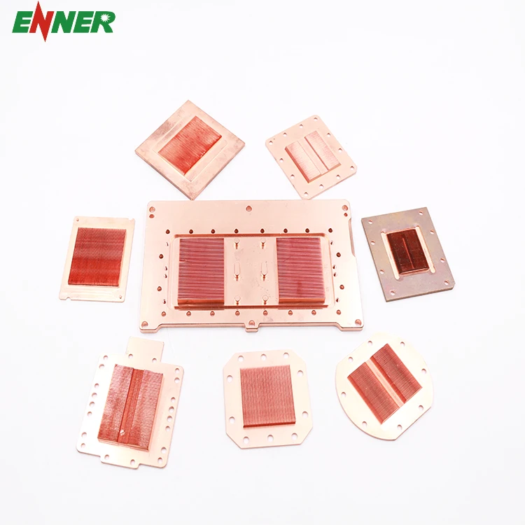 Factory Custom Pin Fin Computer GPU CPU Anodized Copper Water Cooling Heatsink