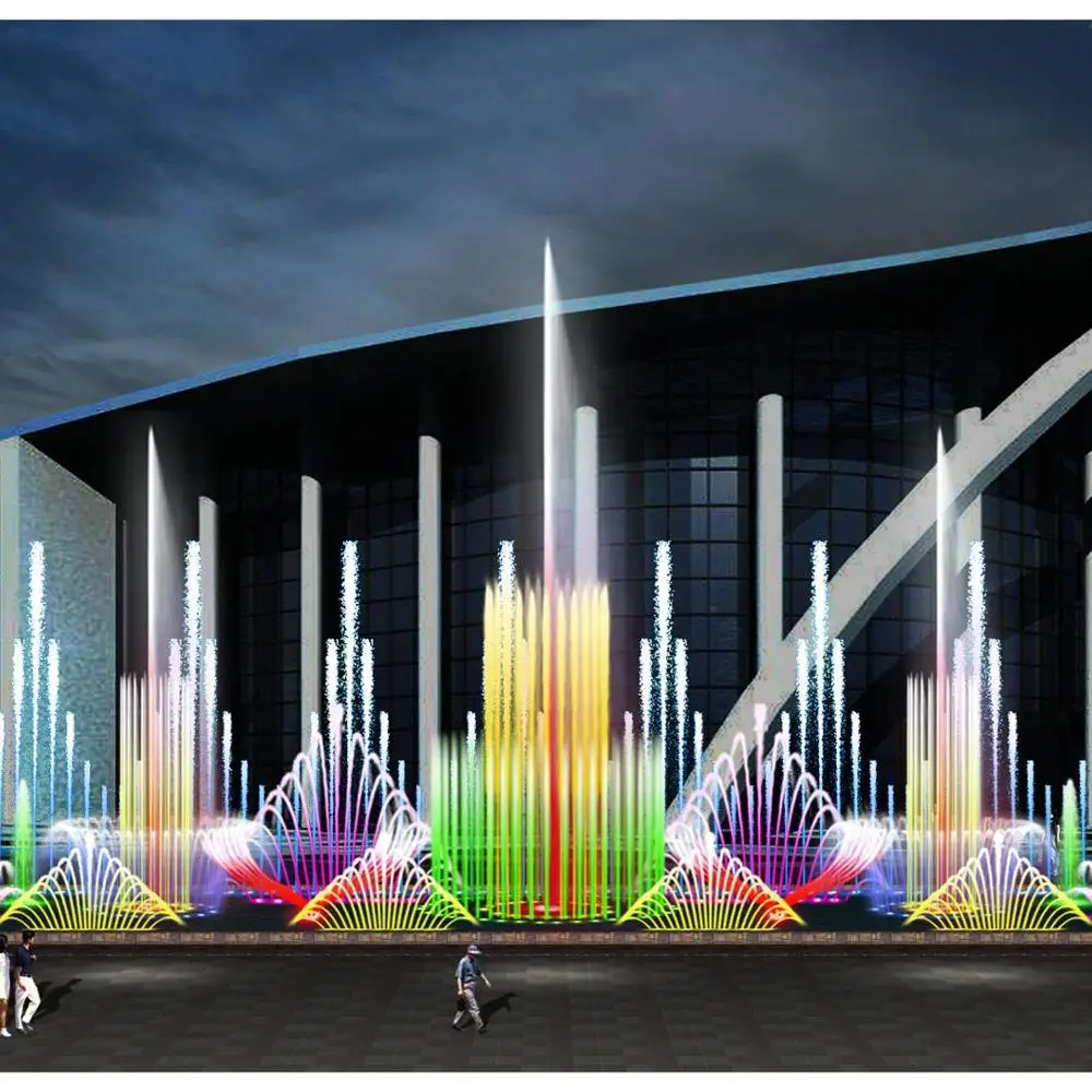 Фонтан музыки ландшафтный