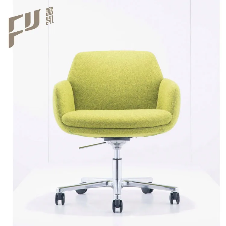 
pu leather or fabric leisure swivel chairs for office and hotel 