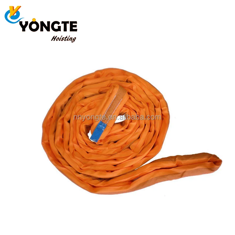 100% полиэстер круглый подъемный слинг