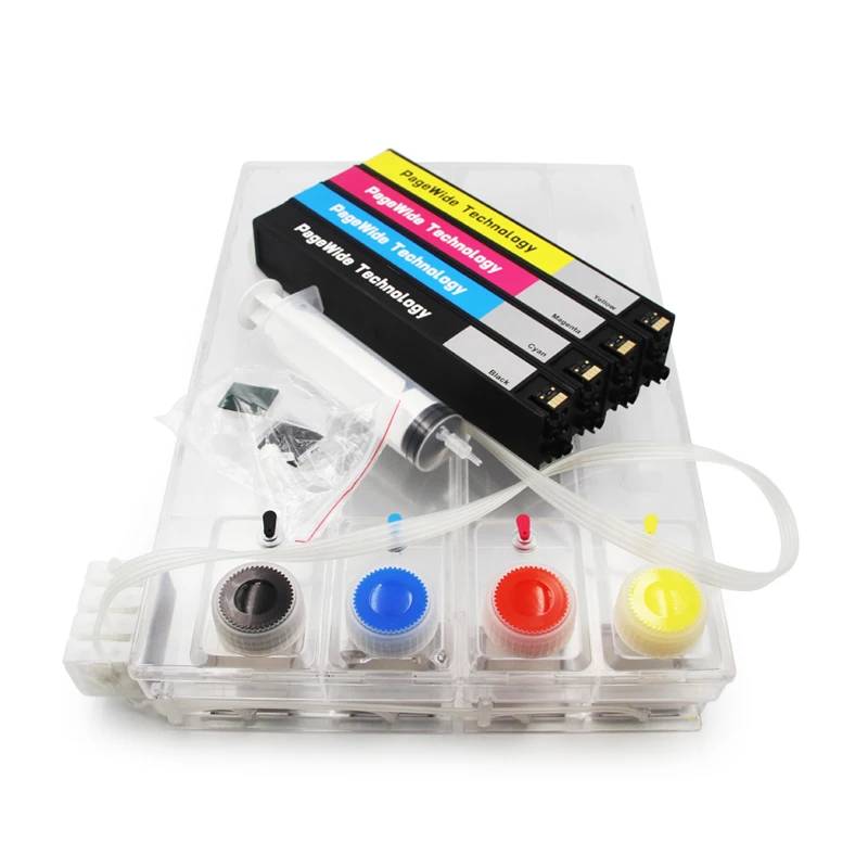 Ocinkjet 477DW Ciss для HP 974 974XL для HP 477dw 352dw 377dw 452dw 477dw 552dw 577dw Management P55250 CISS с чипом 4 цветов/комплект