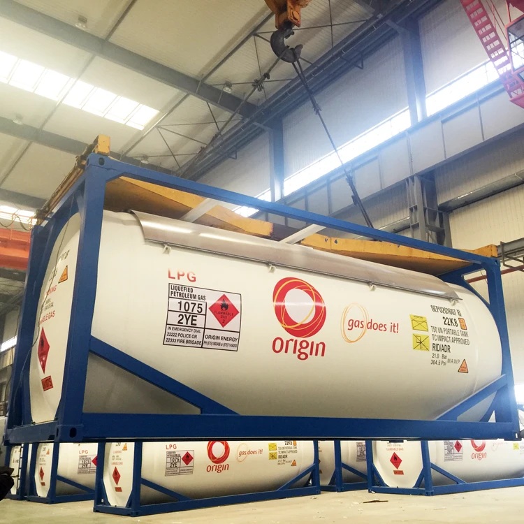 Q345 DR carbon steel tank container T50 LPG tank container