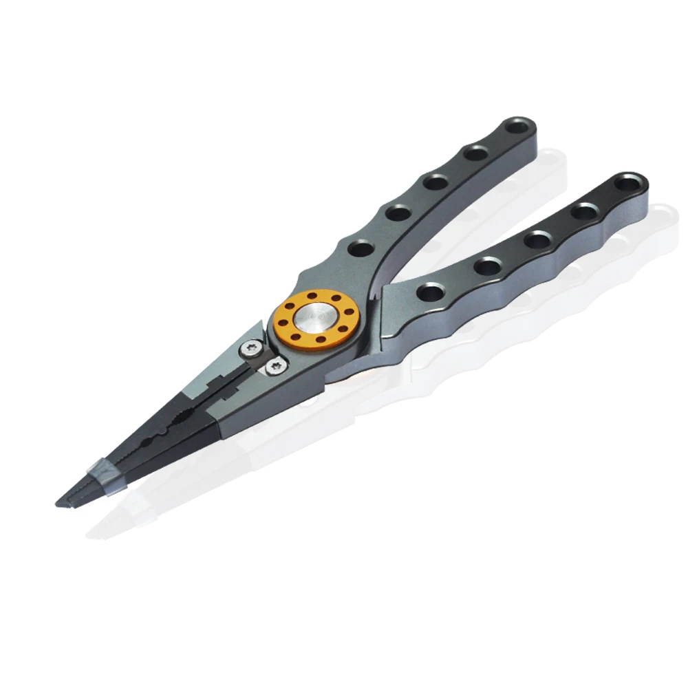 
Fly Fishing Supplies Lure split ring plier hook remover Aluminum Long nose fishing tools Fishing pliers 
