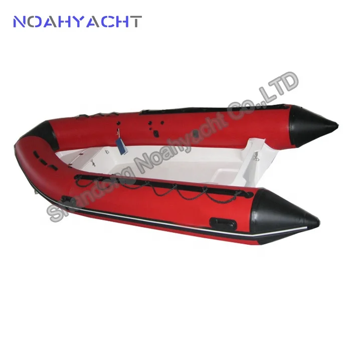 14ft hypalon fiberglass RIB boat with console