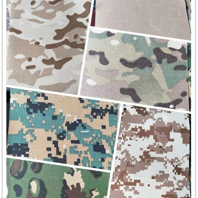 100% Nylon Printed fabric Anti-static Tri-laminate waterproof Nylon Fabric with TPU Coating