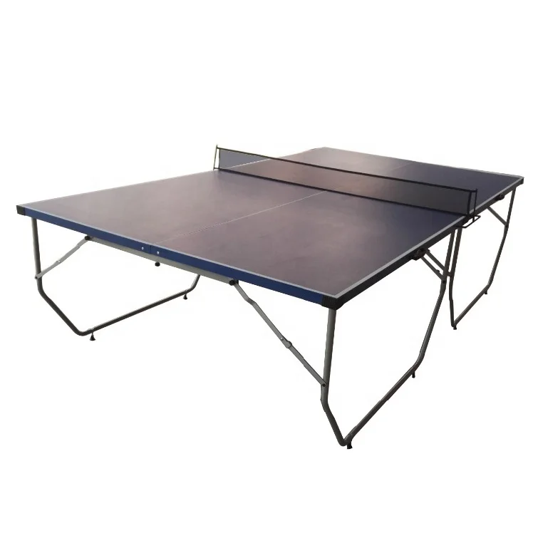 
Economic indoor PVC laminated MDF Four-pc folding Table tennis sport space saver Ping Pong Table 