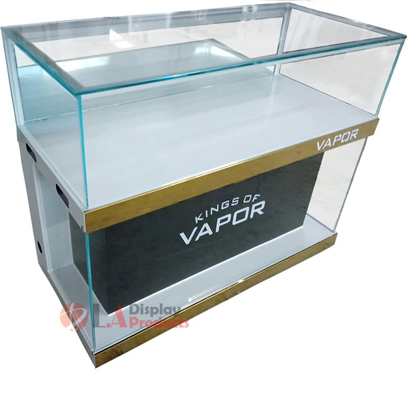 Cellphone display cabinet jewelry display cabinet glass display cabinet with lock