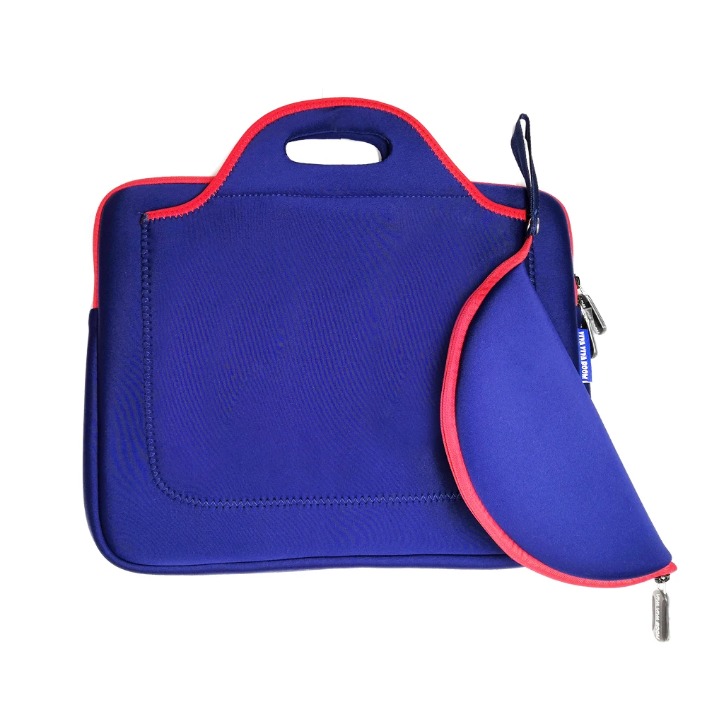 Guangdong factory supply directly laptop briefcase for women ladies neoprene neotebook bag with mouse mat