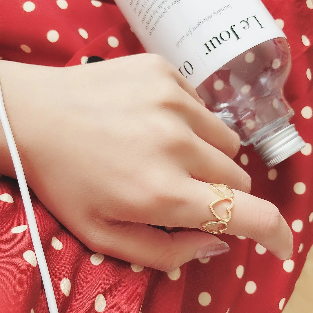 open adjustable boho bamboo ring silver bamboo band thumb minimalist gift ring stackable midi everyday dainty cute simple ring