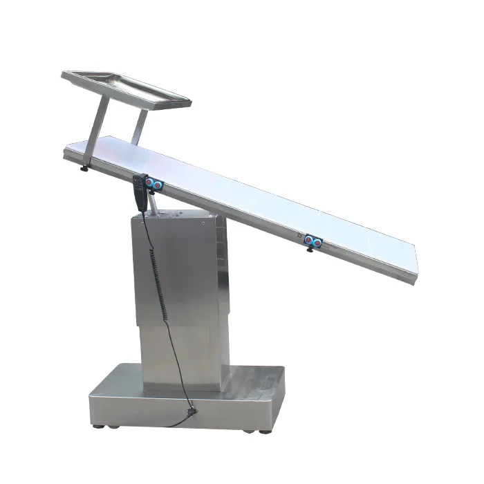 Meditech MT-AOT06 C-arm Veterinary Operation Table for Animals Stainless Steel Diagnosis & Injection 76-105 CN;JIA 150 60