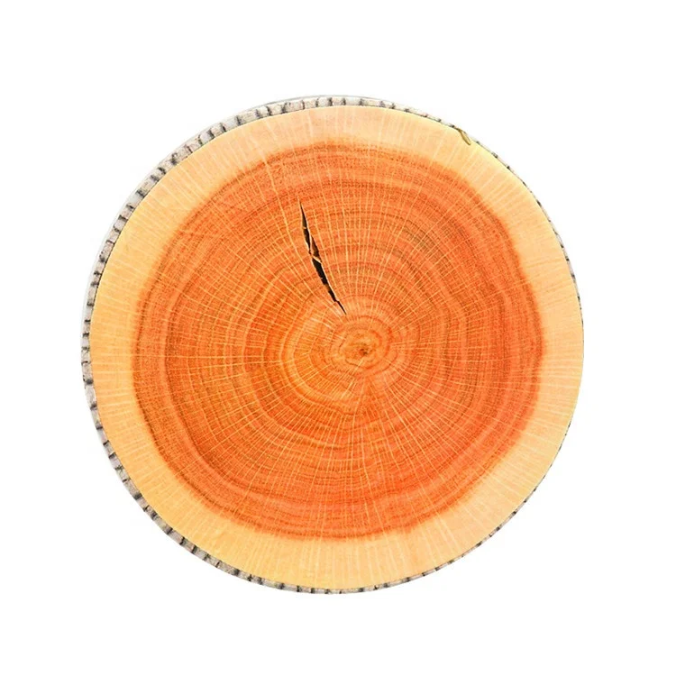 3D Digital Print Fruit Floor Pillow Seating Cushion Round Throw Pillow For Home Decoration