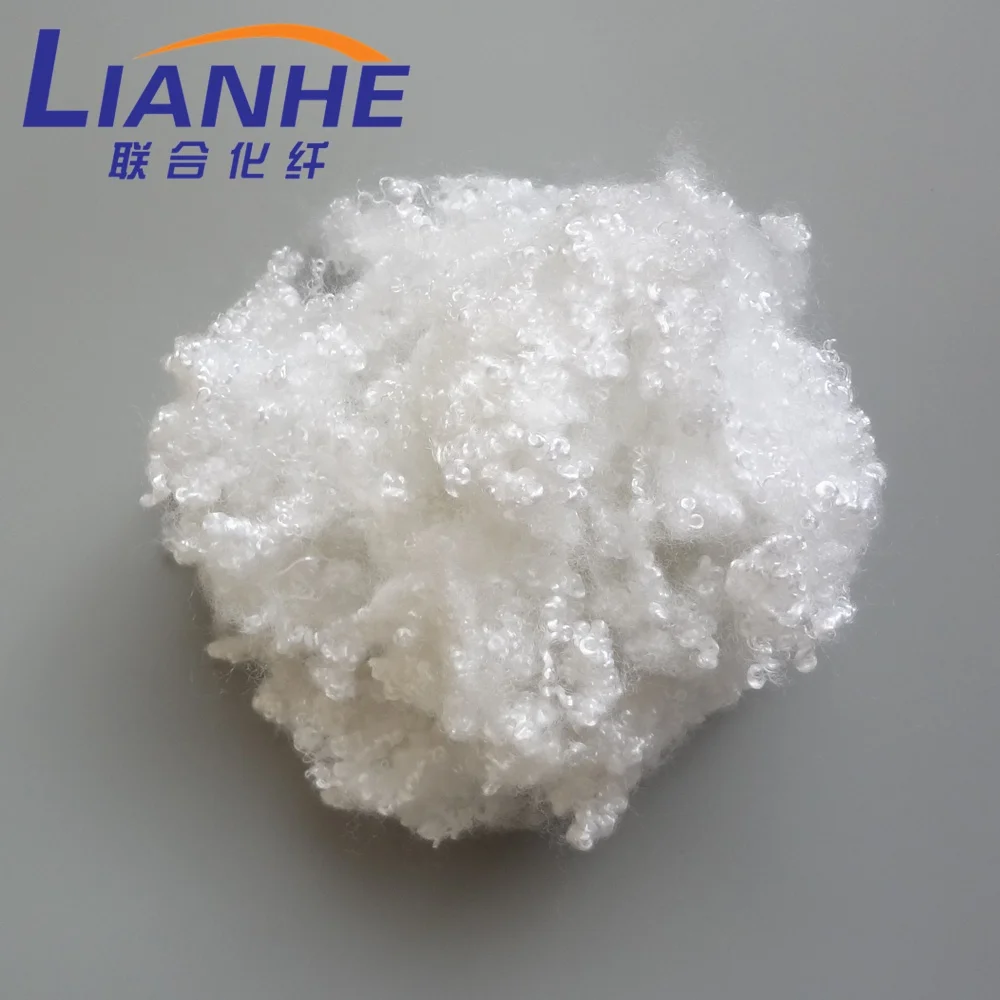 3D to 15D hollow conjugated silicone polyester ball fibre to fill doll, toy, pillow