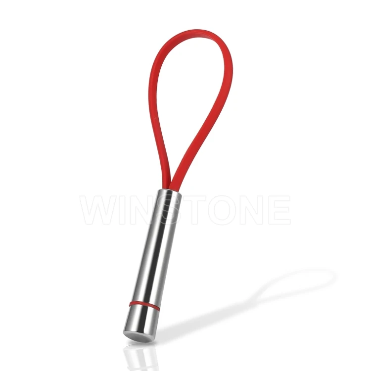 Silver Needle Strap Auto Car Key Ring