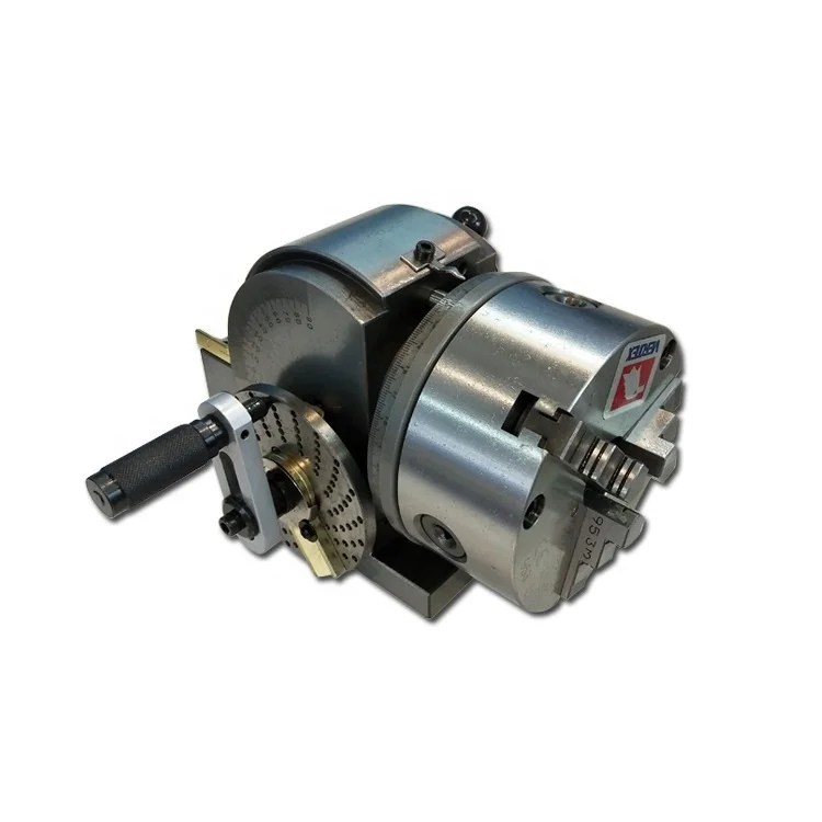 
VERTEX Semi-universal dividing head BS-0-J-5 BS-1-J-6 BS-2-J-8 With 3-jaw chuck Milling machine divding head 