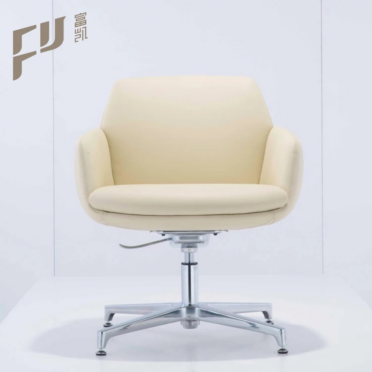 
swivel hotel leisure office leather chair for use project 
