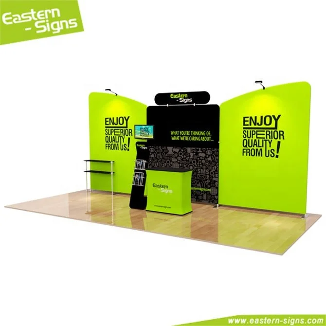 Best selling items aluminum advertising display convenient commercial booths for expo display stand