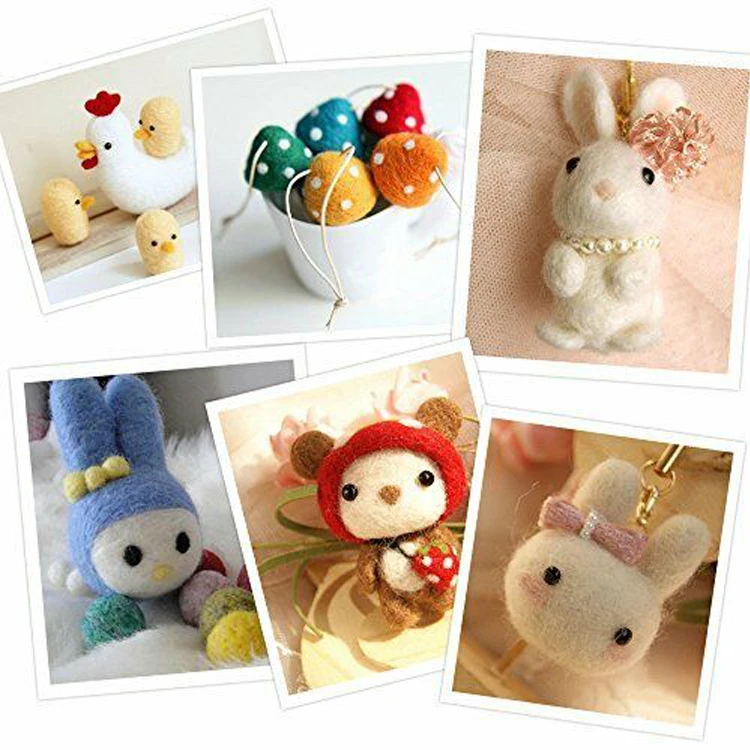 DIY Wool Poke Felting  High Quality DIY Handmade Craft Wool Felt Poking Fun For Children