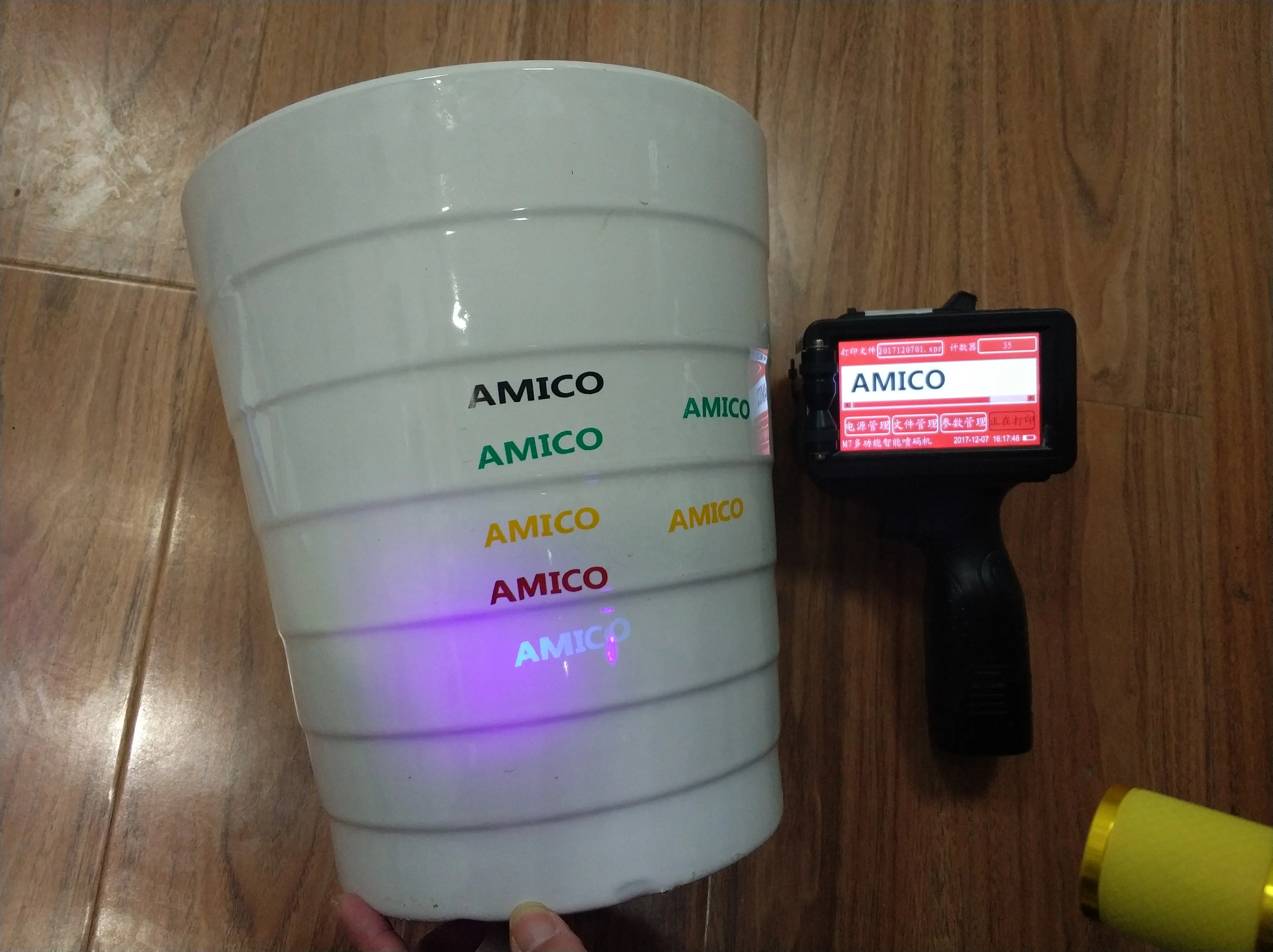 Thermal inkjet printer quad core CPU 600 DPI high quality label code inkjet printer