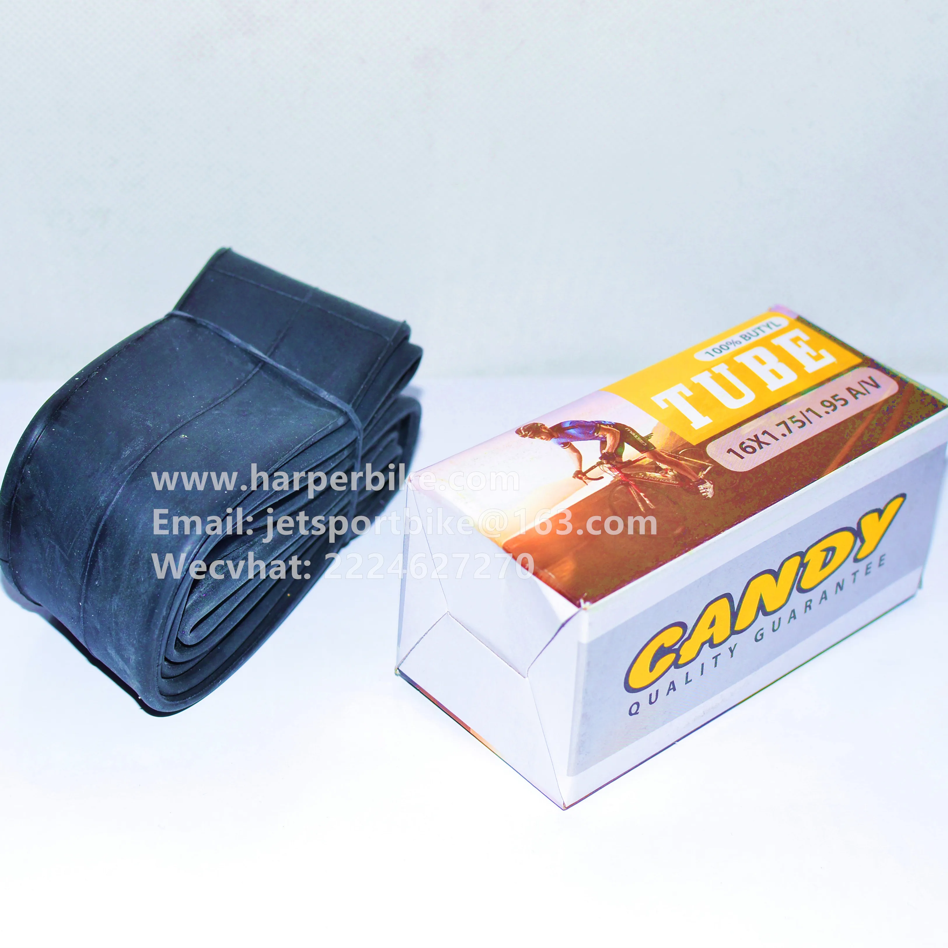 Good value butyl tube for bicycle with various sizes