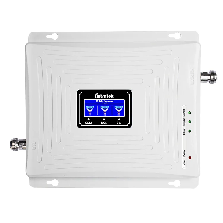 Tri band 900/1800/2100 мГц 65db телефон усилитель сигнала для автомобиля