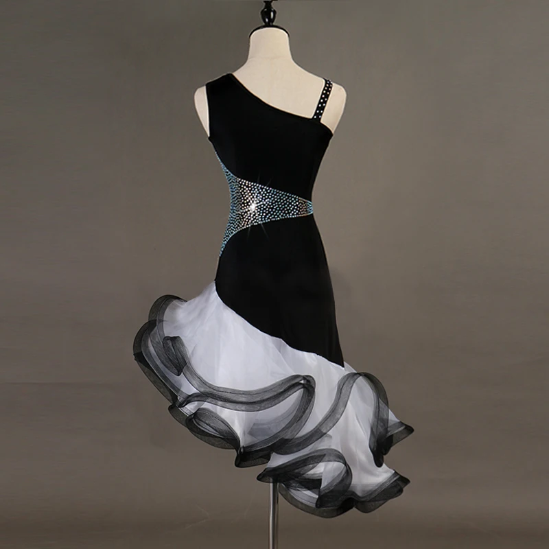 Hot Sale High Quality Women Girls Performance Competition Dance Dress Latin