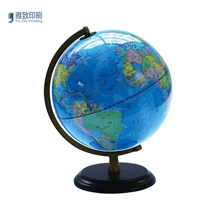 
Desk Top Decorative Mini Plastic Pvc Decorative Earth Globe 