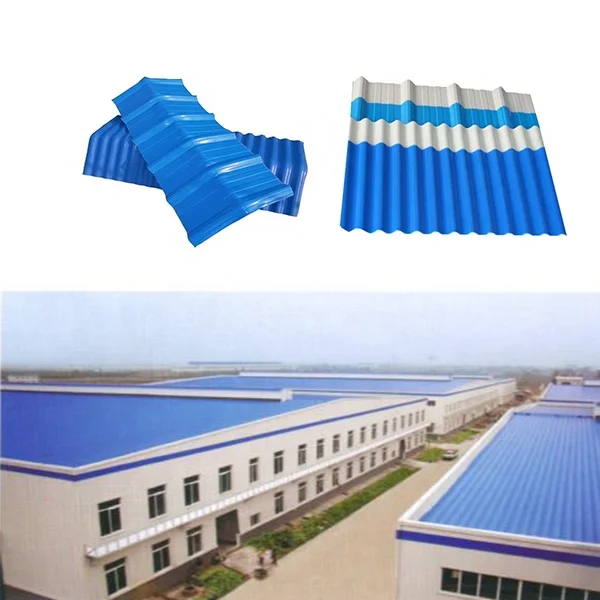 Soundproof Fireproof Corrugated PVC Plastic Roof Tile